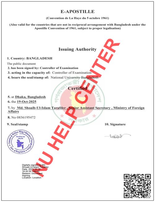 Apostille-Attestation